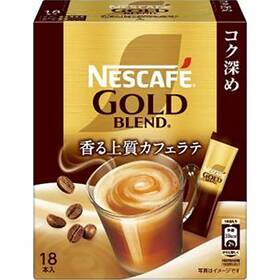 Nestle 902201444583 Nescafe Gold Blend Instant Rich Dark Roast Latte 18pc
