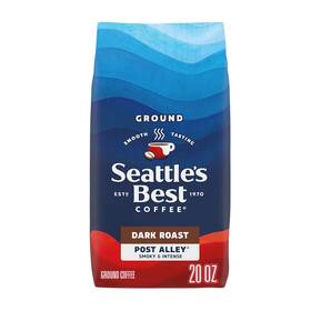 Nestle Coffee Partners 313020755707 Seattle S Best Dark Roast Ground Post Alley 100% Arabica 1 Bag