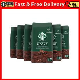 Nestle Usa Inc 313031330320 Starbucks Flavored Ground Coffee Mocha No Artificial Flavors 6 Bags 11 Oz