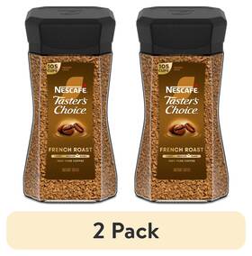 Nestle Usa Inc 313097956922 Inch Nescaf Taster S Choice Instant Coffee Dark French Roast 2 Jars 7 Oz Each