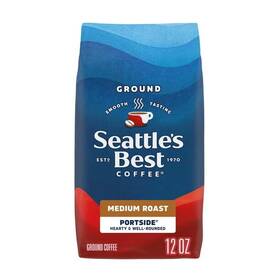 Nestle Usa Inc 629722737522 Seattle S Best Portside Medium Roast Ground Coffee 12oz 100% Arabica