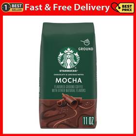 Nestle Usa Inc 744110232509 Starbucks Mocha Ground Coffee Flavored Roast Hot Or Iced 11 Oz