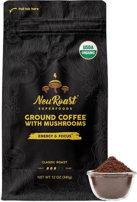 Neuroast 860456002405 Organic Ground Mushroom Coffee By - Classic 12 Ounce Pack Of 1
