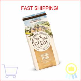 New England Coffee 0787780315889 Butter Pecan Medium Roast Ground 11oz Bag Pack Of 1
