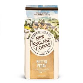 New England Coffee 313044550531 Butter Pecan Ground 11 Ounce