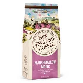 New England Coffee 445006032076 Ground Marshmallow Magic Blend Medium Roast 11oz Bag