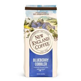 New England Coffee 445021490493 Blueberry Cobbler Medium Roast Ground 11oz Bag Pack