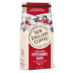 New England Coffee 445034484496 Peppermint Bark Medium Roast Ground 11oz Bag Pack Of