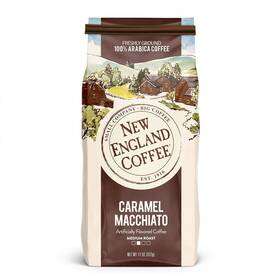 New England Coffee 691043183760 Caramel Macchiato Medium Roast Ground 11oz Bag Pack Of 1