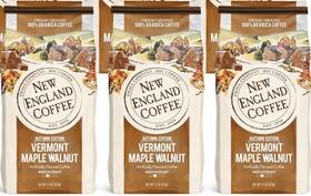 New England Coffee 787780601138 3 Vermont Maple Walnut 11 Oz Ground Autumn Edition Seasonal