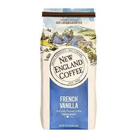 New England Coffee 787780770292 French Vanilla Medium Roast Ground 22oz. Bag Pack Of 1