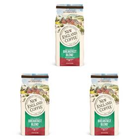 Cominhkg023265 New England Coffee Breakfast Blend Decaffeinated Medium 10 Ounce Pack Of 3