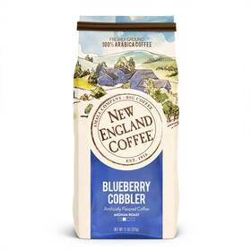 New England Coffee Nc-bbc-11oz Blueberry Cobbler Blend Medium Roast Ground 11 Oz