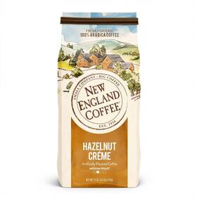 Nec-hcb-11oz New England Coffee Hazelnut Cr Me Blend Medium Roast Ground 11 Oz
