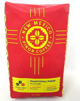 New Mexico Pinon Coffee 861273000179 Traditional Medium Roast Ground 12oz Spices Usseller Ff