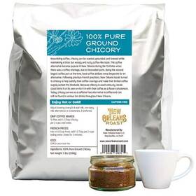 New Orleans Roast 094198698705 Pure French Chicory - 5 Pound Bag Pack Of 1 Coffee Alternative Acid Free