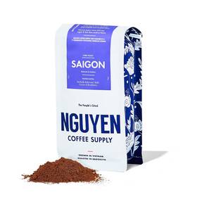 Nguyen Coffee Supply 850038442040 Dark Roast Ground 12 Oz - Saigon Robusta Arabica