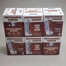 Nguyen Coffee Supply 850038442170 24 Pack Vietnamese Coconut 7.5 Fl Oz Bb 11/25