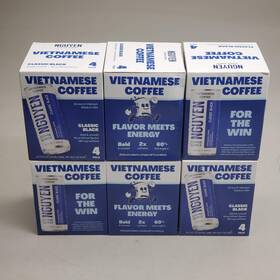 Nguyen Coffee Supply 850038442187 24 Pack Vietnamese Classic Black 7.5 Fl Oz Bb 10/2