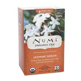 447215 Numi Organic Teas And Teasans 1.27oz Jasmine Green 18/box 10108