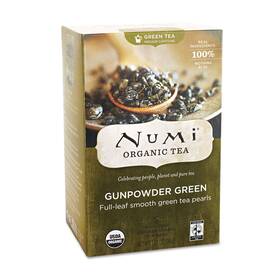 Not10109 Numi Organic Teas And Teasans 1.27oz Gunpowder Green 18/box 10109