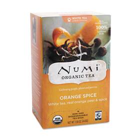 Not10240 Numi Organic Teas And Teasans 1.58oz White Orange Spice 16/box 10240