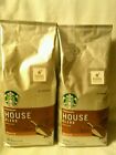 Oct.22 Starbucks 2 X 20oz Bags Ground Coffee House Blend Medium 40oz Total 2016