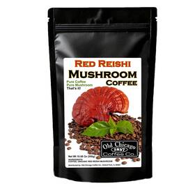 Old Chicago Coffee Co. 854507005705 Red Reishi Mushroom 35 Servings Ground Arabica 300g