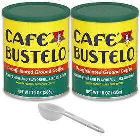 Ondago 689741948385 Cafe Bustelo Coffee Decaffeinated 10-ounce Cans 2 Pack Bundled With