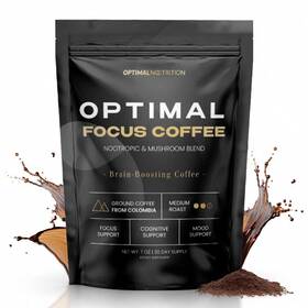 Optimal Nootrition 198168438954 Nootropic Focus Coffee For Mind Clarity Mood And Memory Ashwagandha Vitam