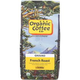 36886 Organic Coffee Co. The French Roast Ground 12 Oz