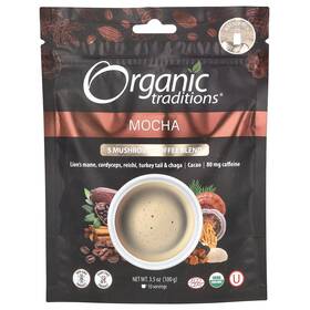 Ogt00239 Organic Traditions 5 Mushroom Coffee Blend Mocha 3.5 Oz 100 G
