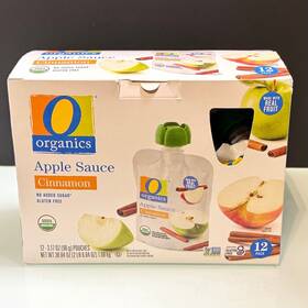 Organics 079893162300 Apple Sauce Cinnamon 12 Count Gluten-free