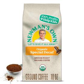 217990 Organics Newmans Special Blend Decaf Ground Coffee Decaffeinated Medium Roas