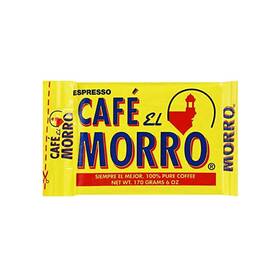 6oz-24pk-mor Pan American Coffee Company Premium Ground Caf El Morro 6 Oz Pack Of 24 Gourmet Dark Roast Esp