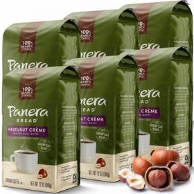Panera 025283002282 Hazelnut Cr Me Ground Coffee - Light Roast 100% Arabica For Smooth Morning Br