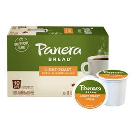 Panera 025283106218 Kcup Light Roast Coffee 10ct