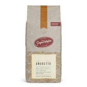 Papanicholas Coffee 049177041119 Ground Amaretto 12 Ounce