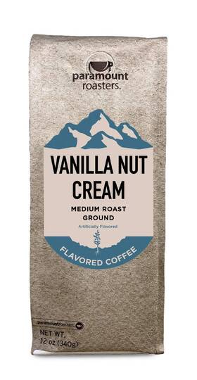 Paramount Roasters 022944108314 Vanilla Nut Cream Ground Coffee 12 Oz Medium Roast