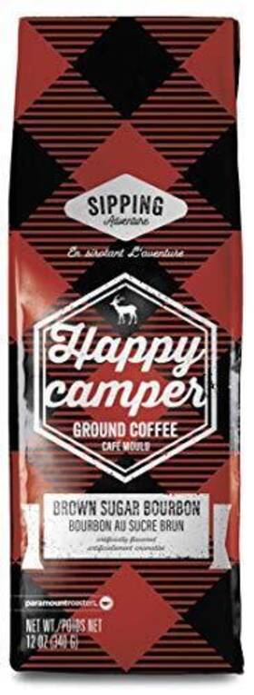 Paramount Roasters 022944215562 Ground Coffee Happy Camper Brown Sugar Bourbon Flavored