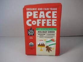 Peace 853523008998 Ground Coffee Holiday Cheer 12 Oz