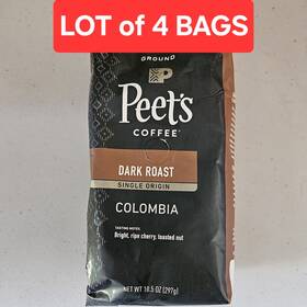 Peet S Coffee 785357022478 4 X 10.5oz Peets Colombia Single Origin Ground Clearance/please Read