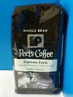 Peet S Coffee Peets Espresso Forte Caramelized Sweetened And Stout Body Dark Roast 12oz 785357016279