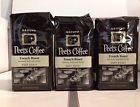Peet S Peets Deep French Roast Ground Coffee 3 Packages Mmxvi 785357834163