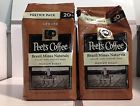 Peet S Peets Medium Brazil Minas Naturais Ground Coffee 2 Large Packages 40oz 785357012073