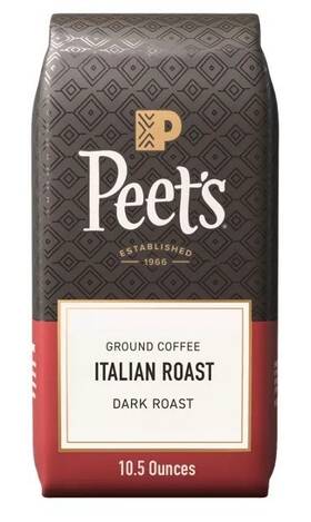 Peets 785357025585 Coffee Italian Roast Ground Dark 10.5oz 1 Bags Mar/2027