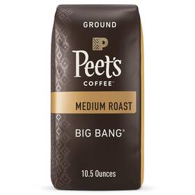 Peets Coffee 445050442456 Medium Roast Ground - Big Bang 10.5 Ounce Bag