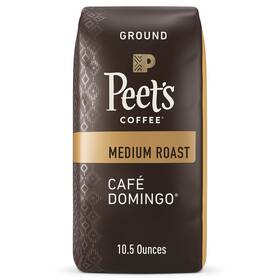 Peets Coffee 696577959614 Medium Roast Ground - Cafe Domingo 10.5 Ounce Bag
