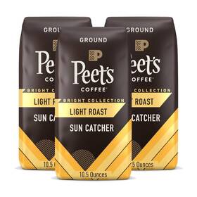Peets Coffee & Tea 744759781925 Peet S Light Roast Ground Sun Catcher Blend 31.5oz 3pk