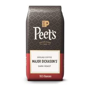 Peets Mdgcb105 Major Dickasons Blend Dark Roast Ground Coffee 10.5 Oz